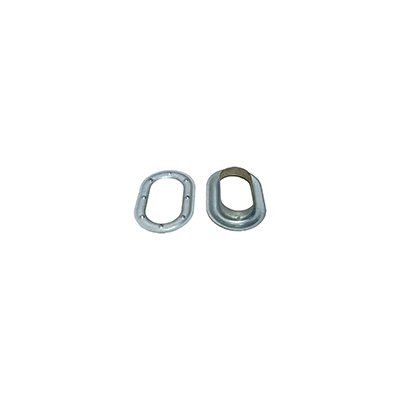 Set 100 Capse Metalice Ovale pentru Butoni Rotativi
